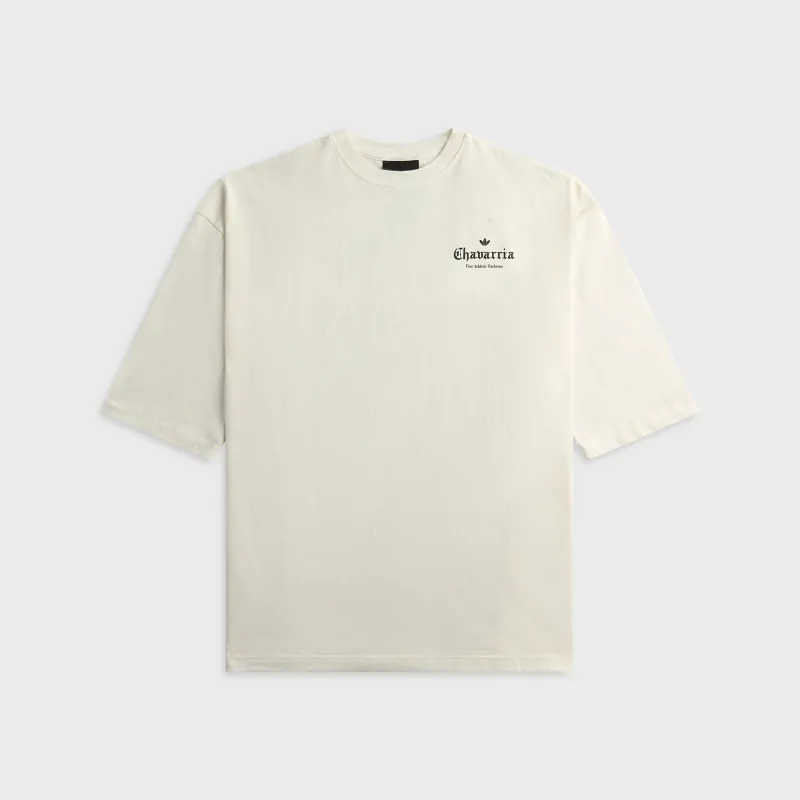 adidas x Willy Chavarria Logo Short Sleeve Tee - White made by Adidas