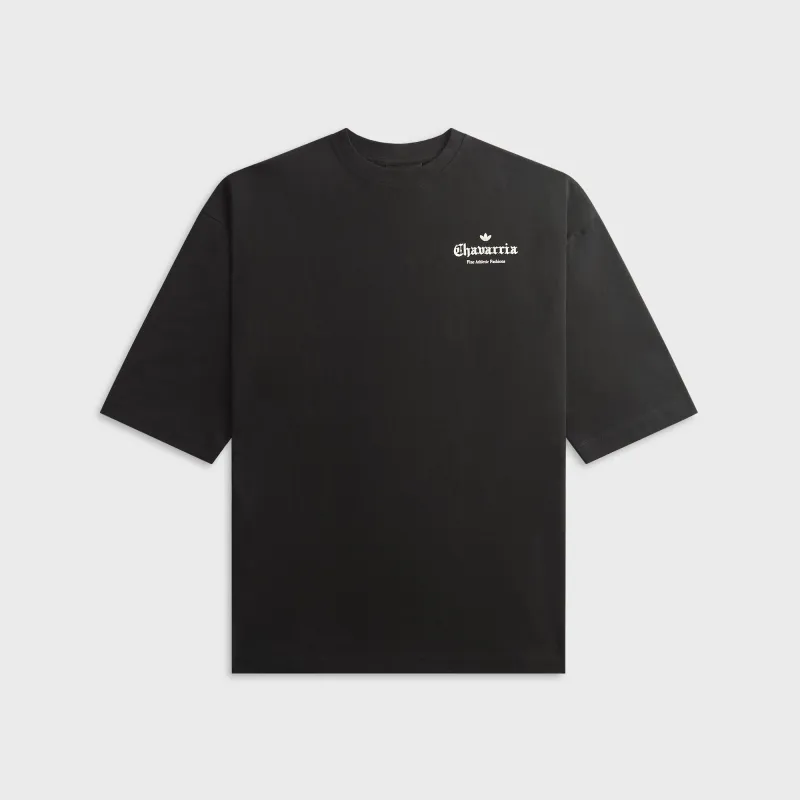 adidas x Willy Chavarria Logo Short Sleeve Tee - Black made by Adidas