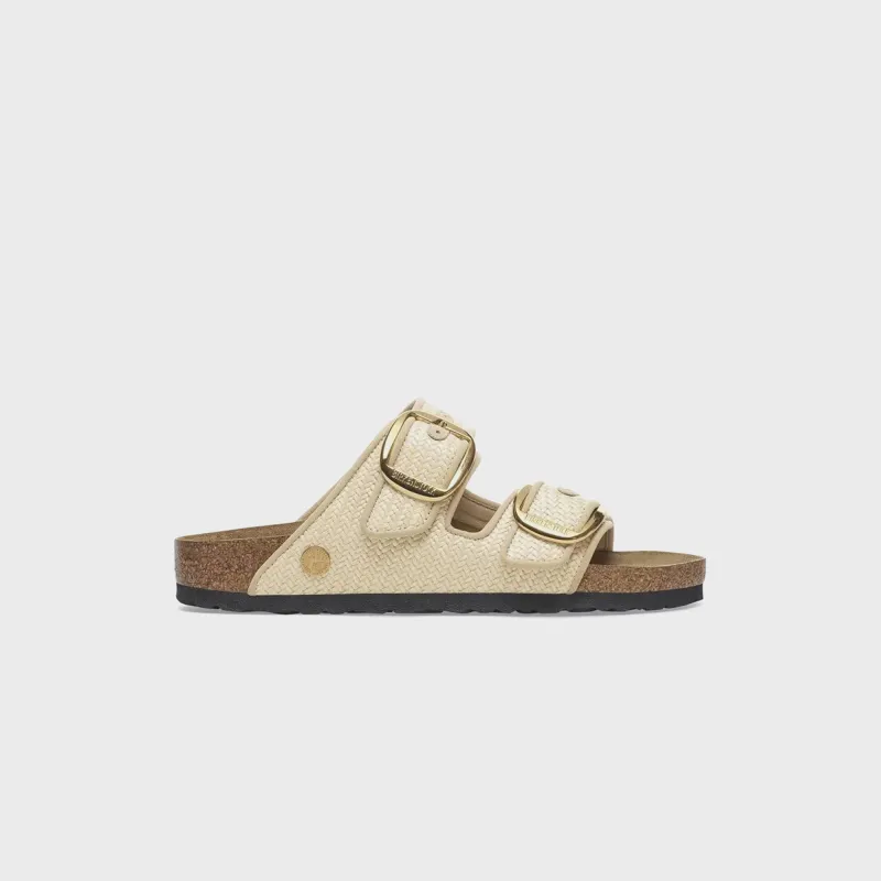Arizona Big Buckle  Raffia Natural / Textile made by Birkenstock