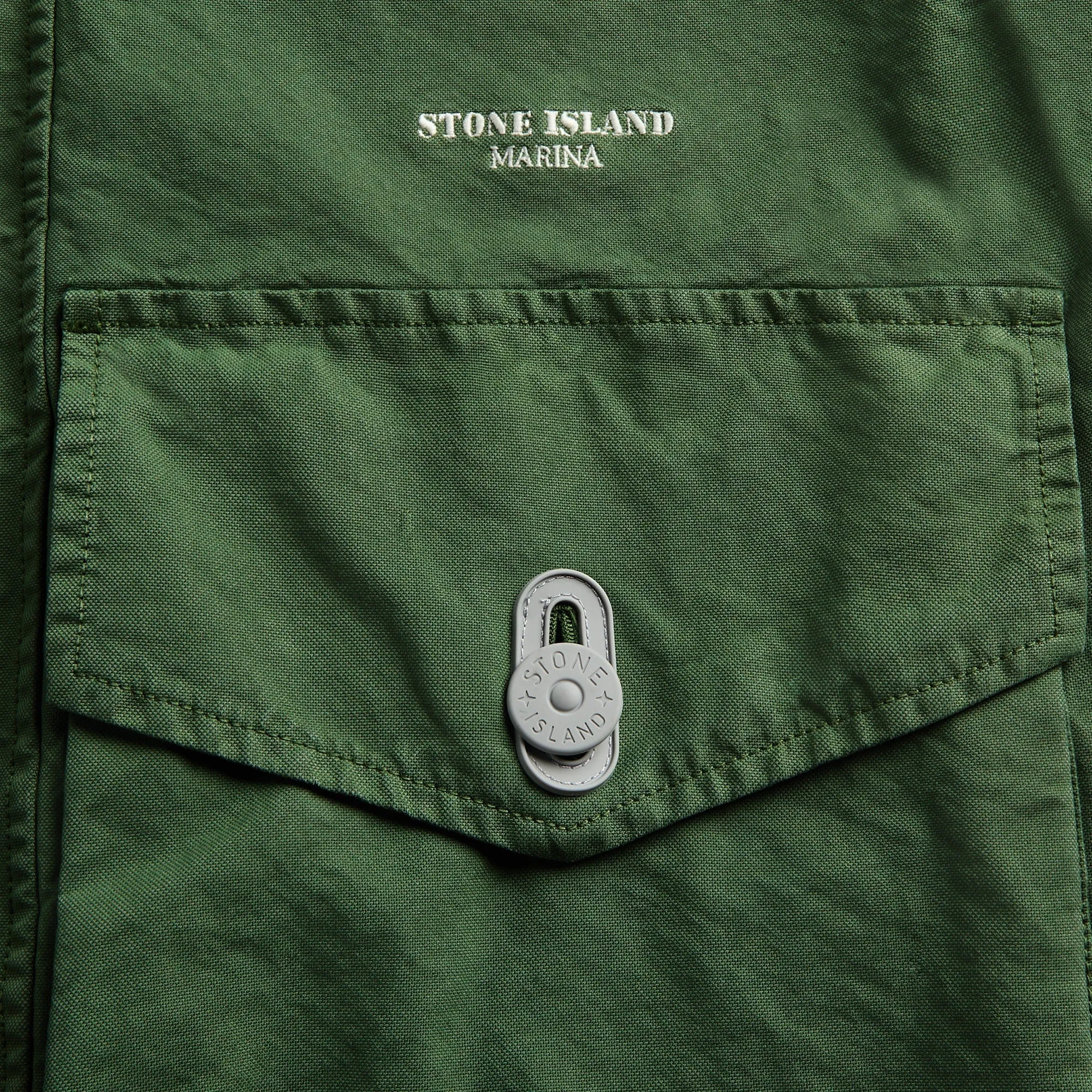 Stone Island Nyco Panama Marina Coach Jacket - Quartz Green sold by Kith product image thumbnail 3