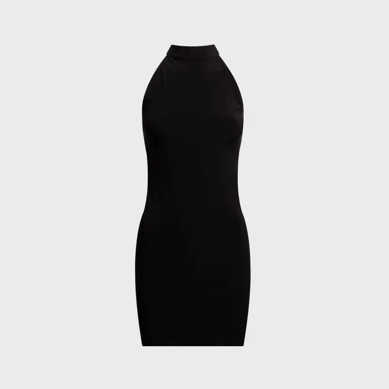 Norma Kamali Halter Mini Dress - Black made by Norma Kamali