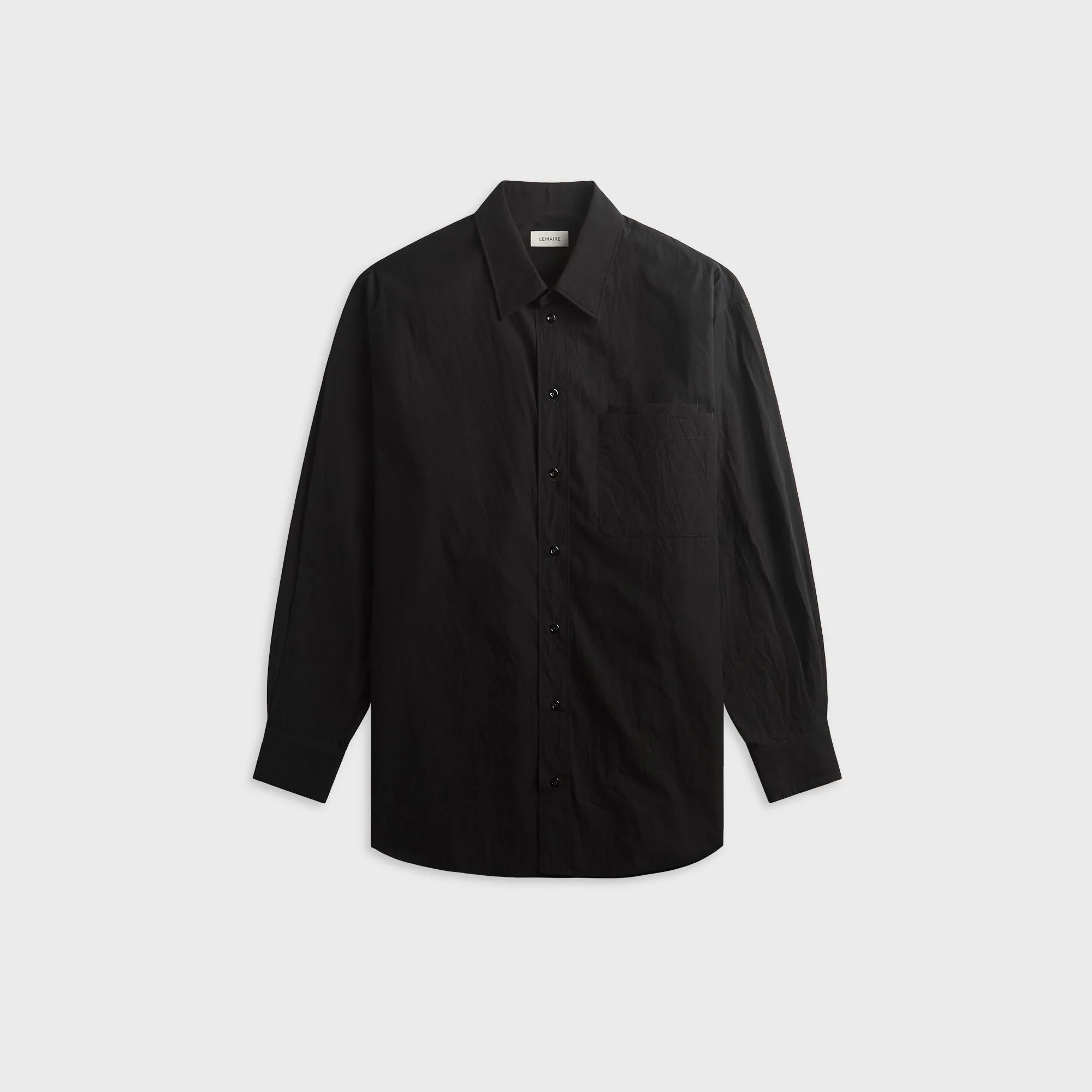 Lemaire Two Pocket Shirt - Black sold by Kith