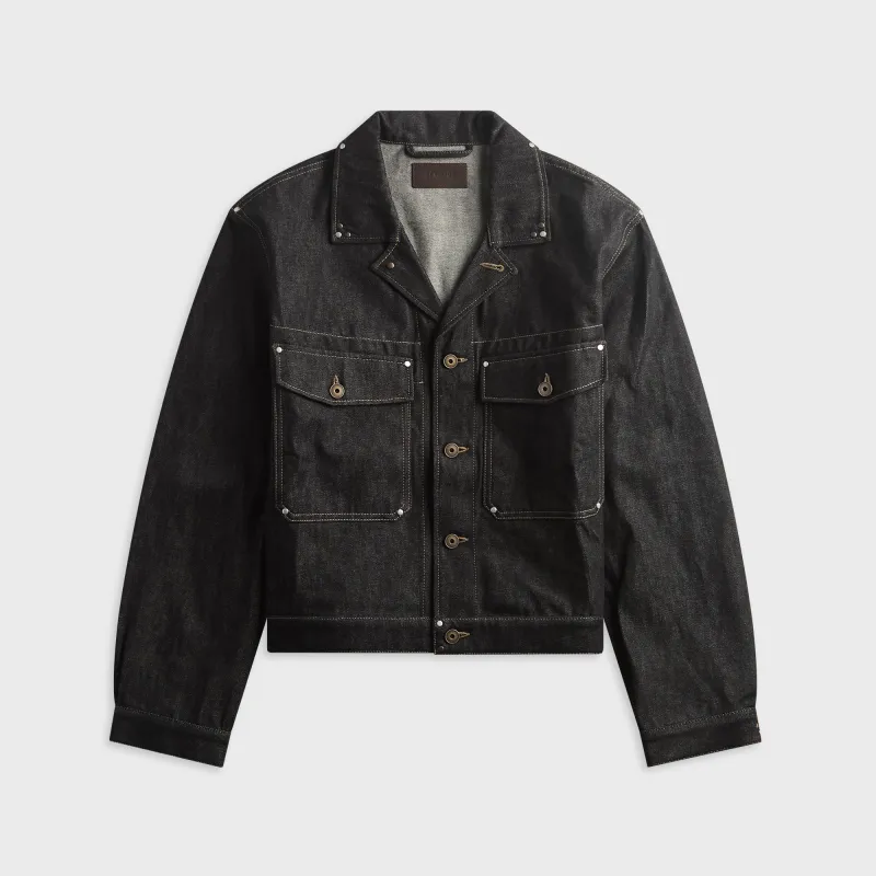 Lemaire Trucker Jacket - Slate made by Lemaire