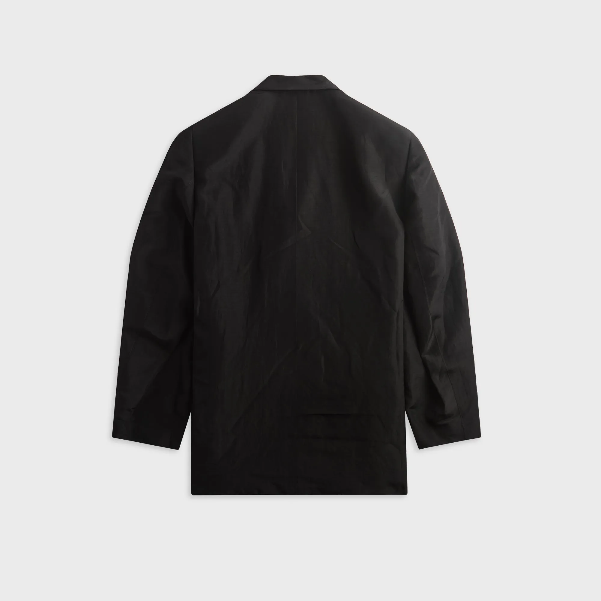 Lemaire Soft Tailoring Double Breasted Coat - Black sold by Kith product image thumbnail 2