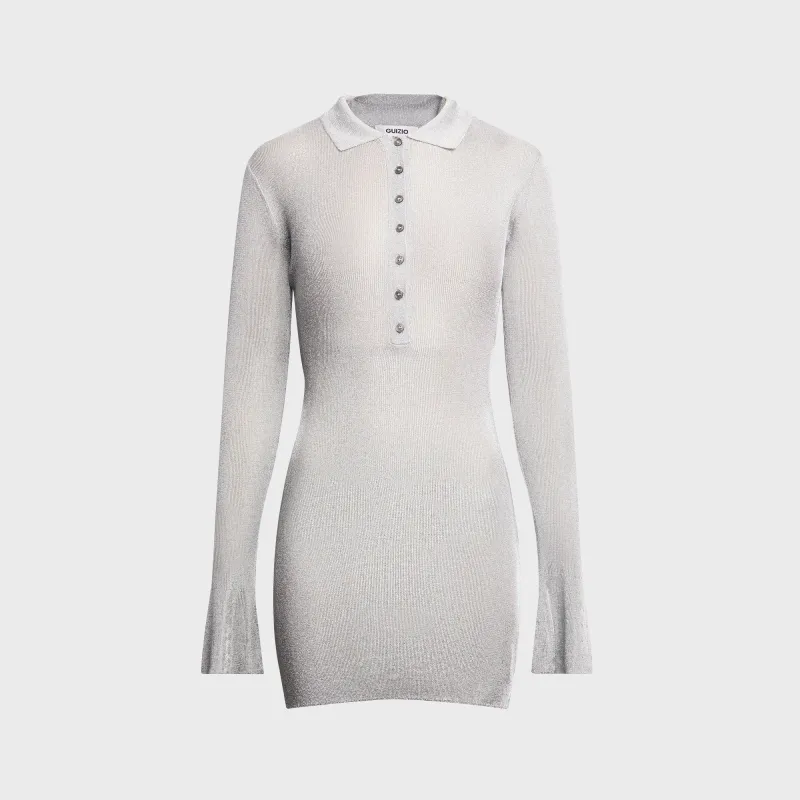 GUIZIO Lilou Mini Dress - Silver made by Guizio