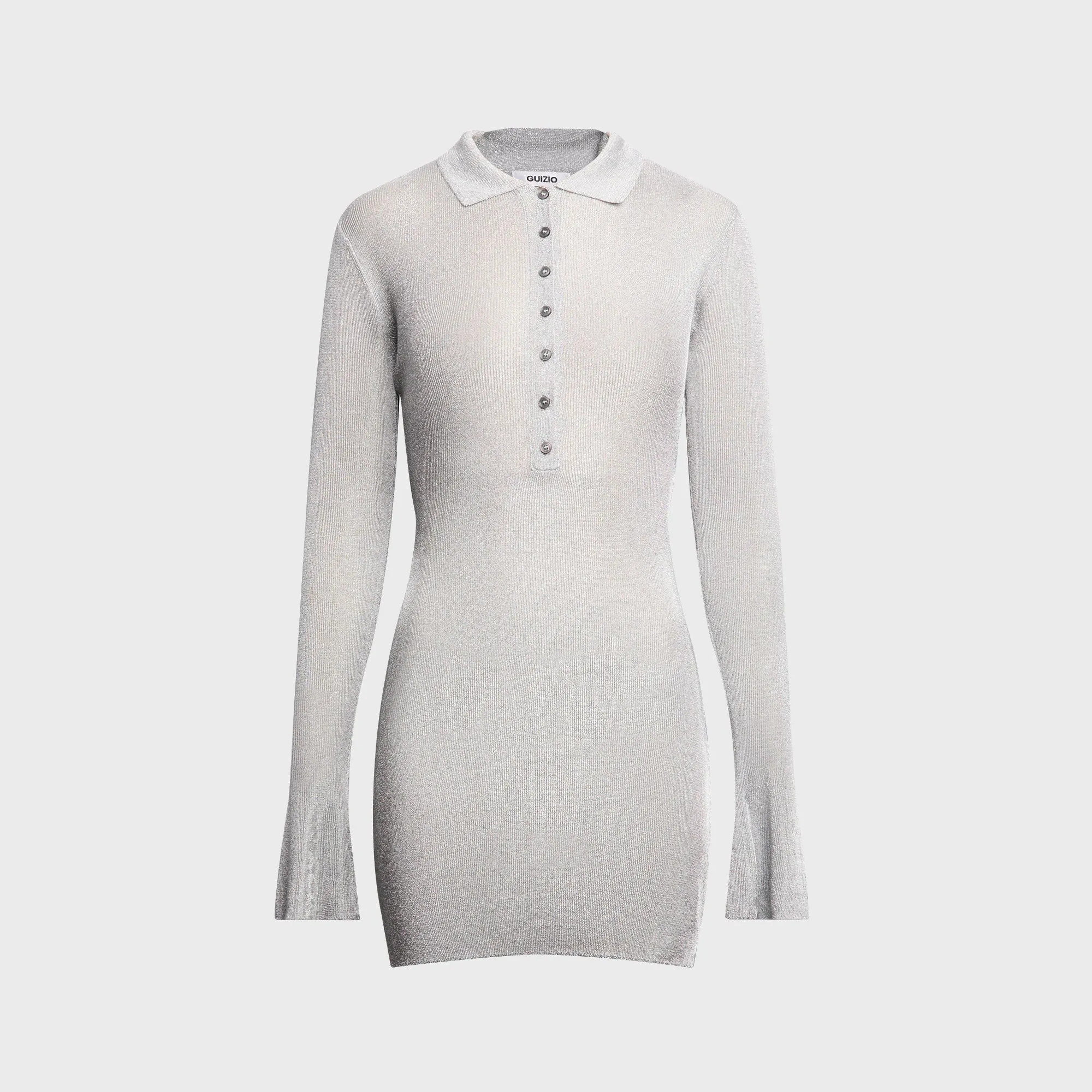 GUIZIO Lilou Mini Dress - Silver sold by Kith