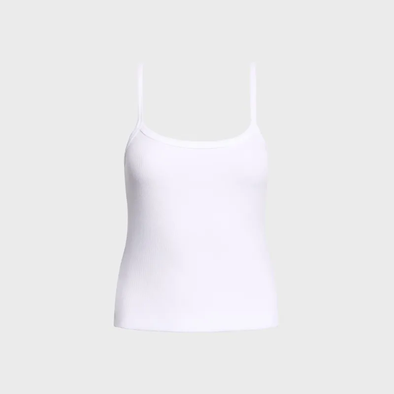 Cotton Citizen Verona Spaghetti Tank - White made by Cotton Citizen