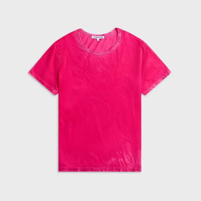 Cotton Citizen Standard Tee - Vintage Royal Fuchsia made by Cotton Citizen