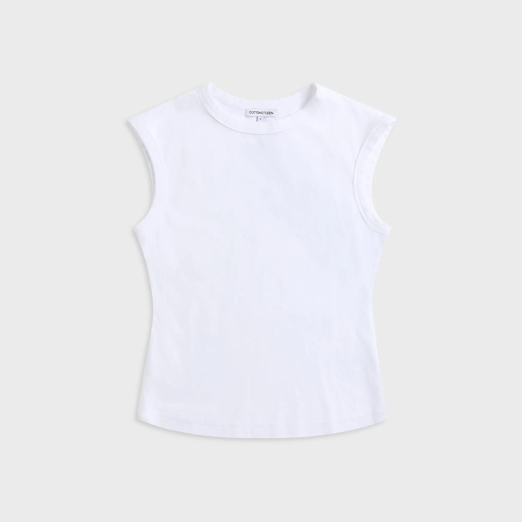 Cotton Citizen Seoul Muscle Tee - White sold by Kith