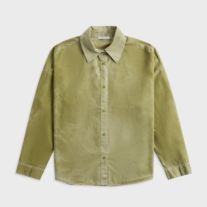 Cotton Citizen Santorini Buttondown - Vintage Honeydew made by Cotton Citizen