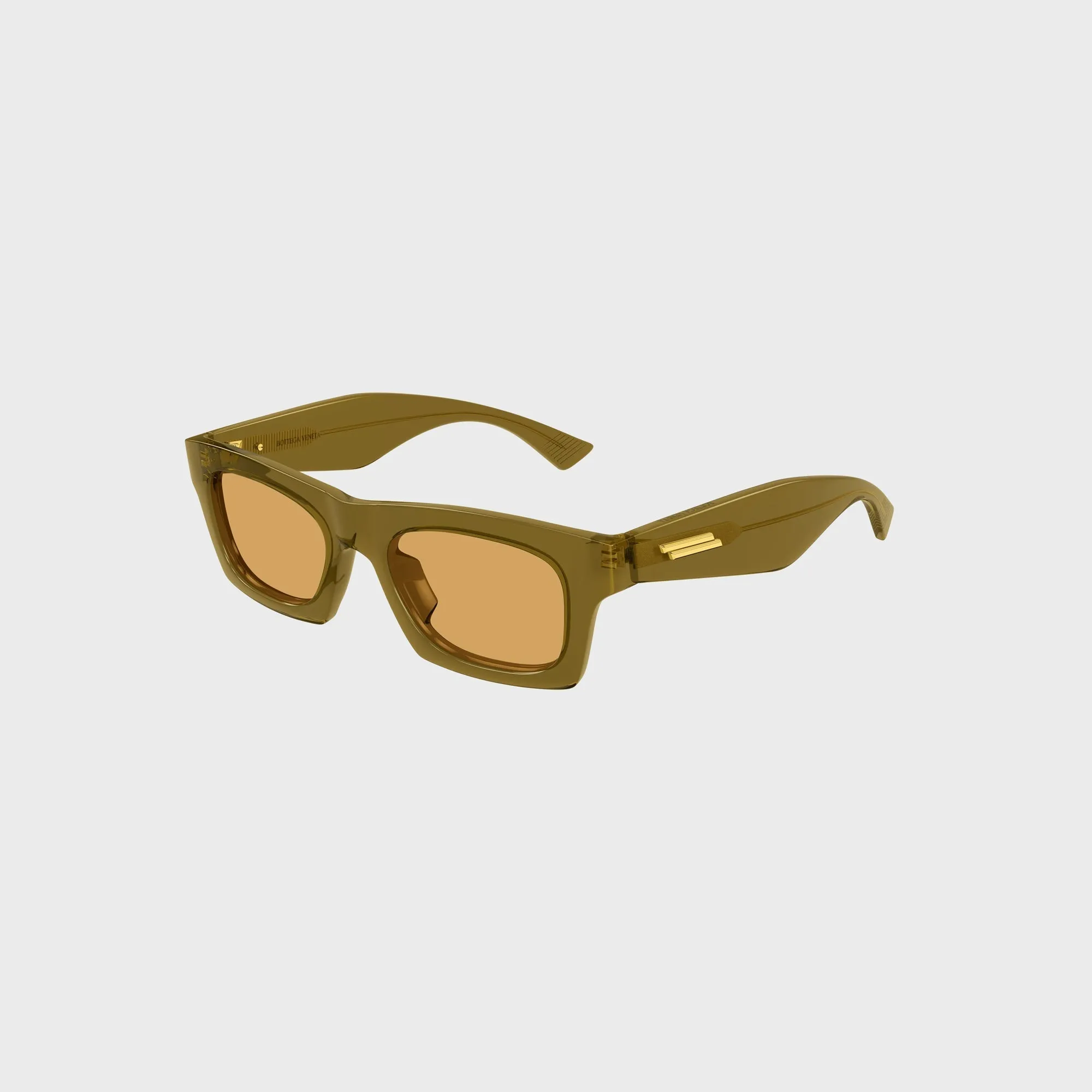 Bottega Veneta Acetate Square Sunglasses - Brown / Orange sold by Kith product image thumbnail 2
