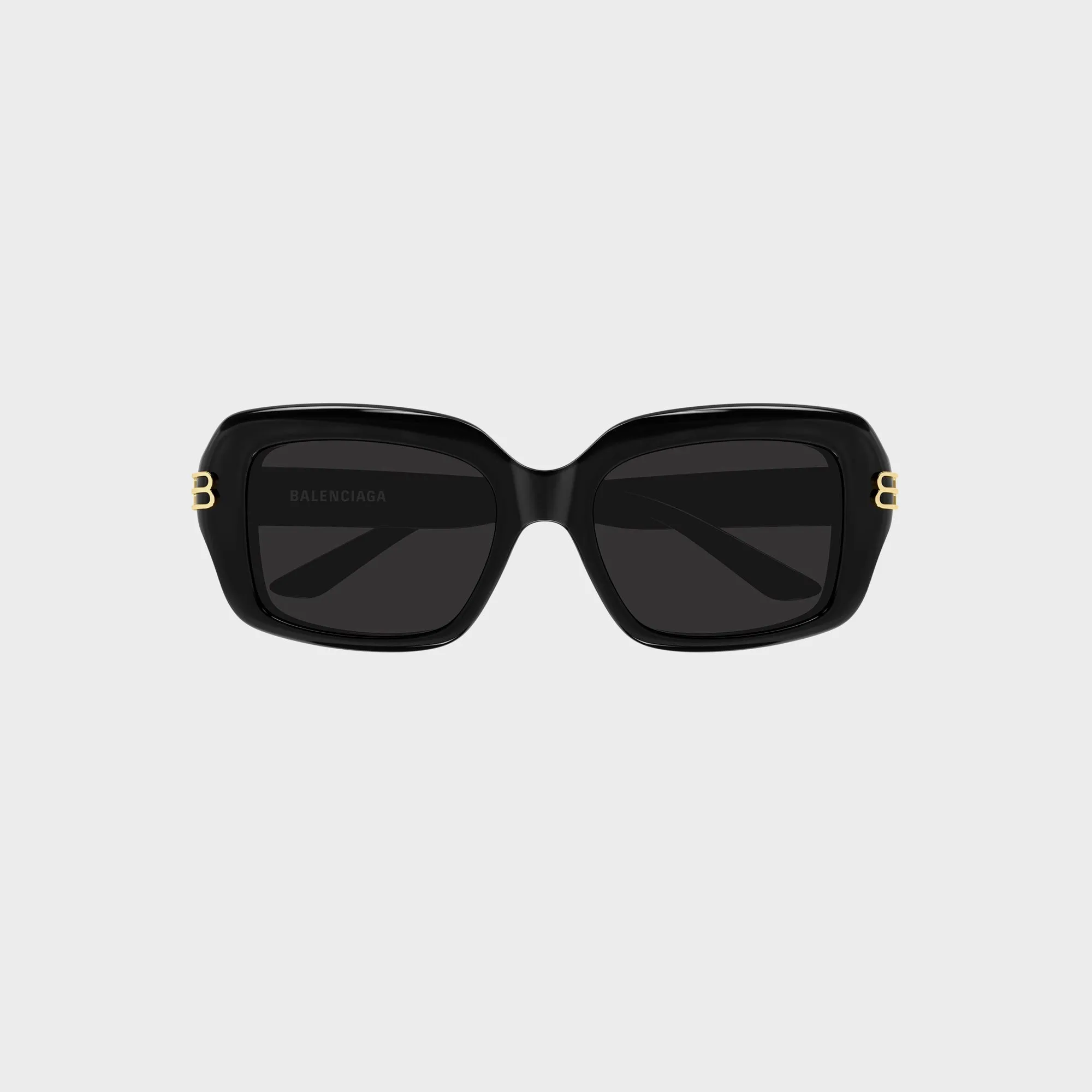 Balenciaga Full Rim Square Sunglasses - Black / Grey sold by Kith