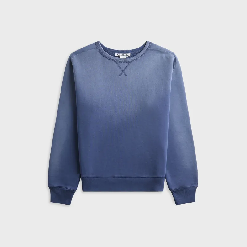 Acne Studios Sprayed Logo Sweatshirt - Navy made by Acne Studios