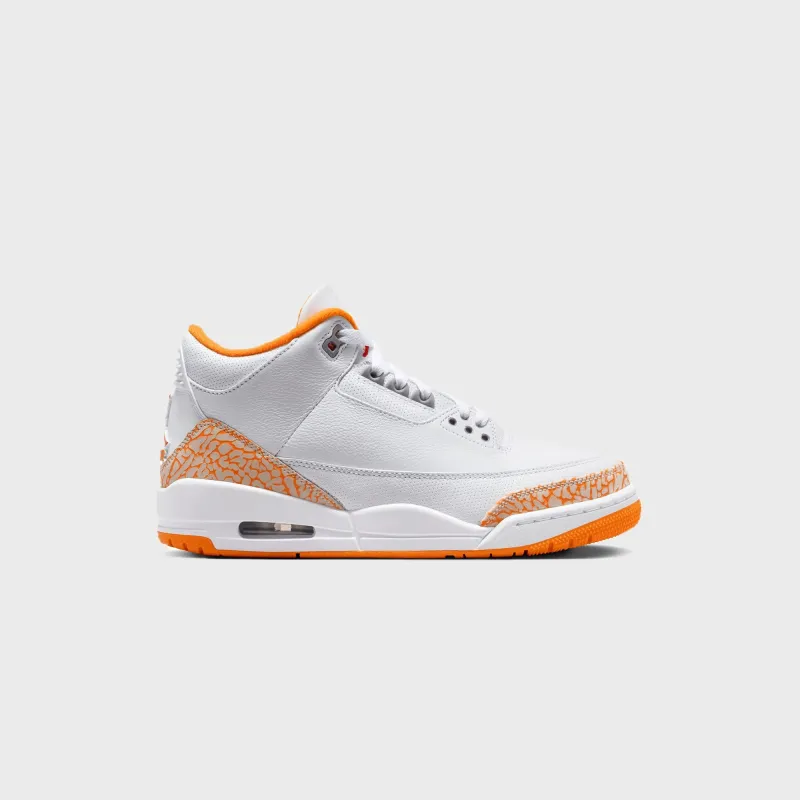Jordan WMNS Air Jordan 3 - White / Orange Peel made by Jordan