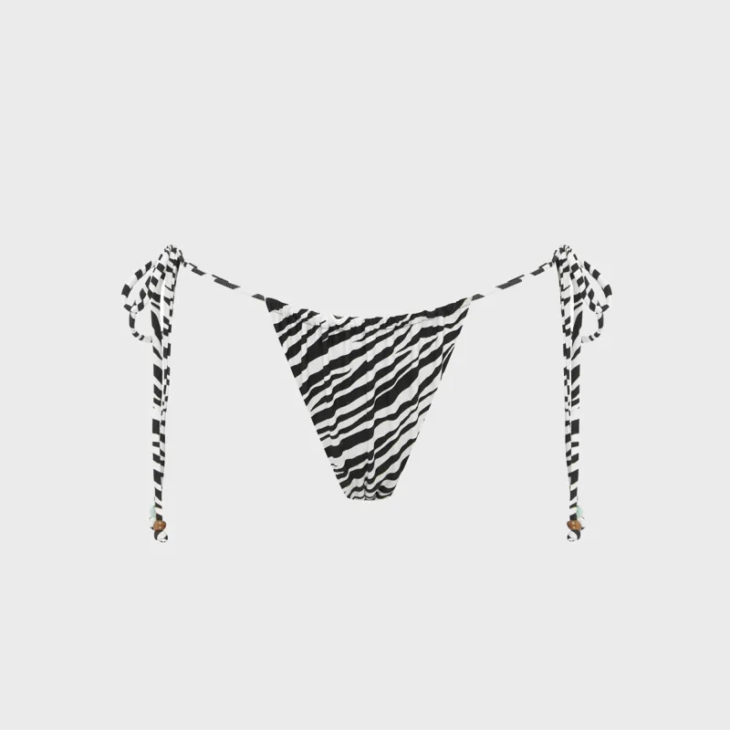 Bond Eye Reversible Stevia Brief Bottom - Zebra / Black made by Bond-Eye