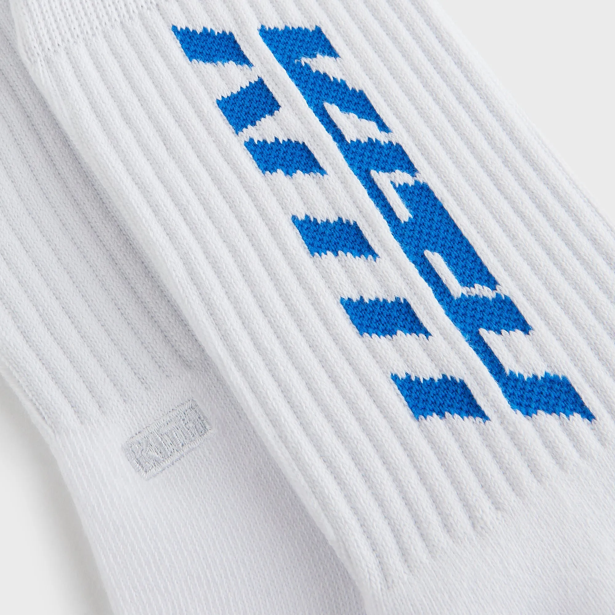 Kith Fast Logo Cotton Crew Socks - White sold by Kith product image thumbnail 3