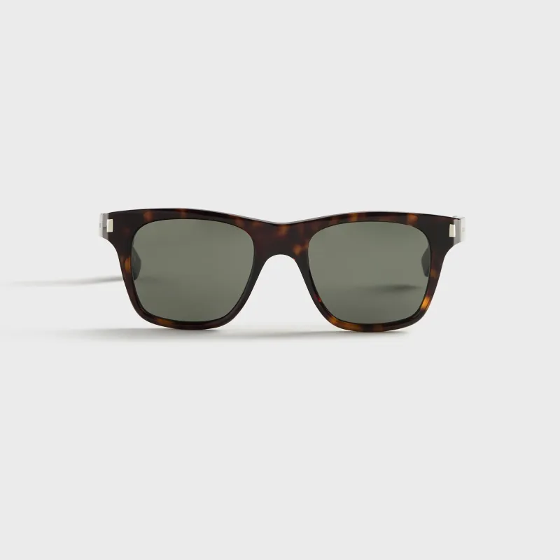 Saint Laurent 53MM Rectangular Sunglasses - Havana / Grey made by Yves Saint Laurent