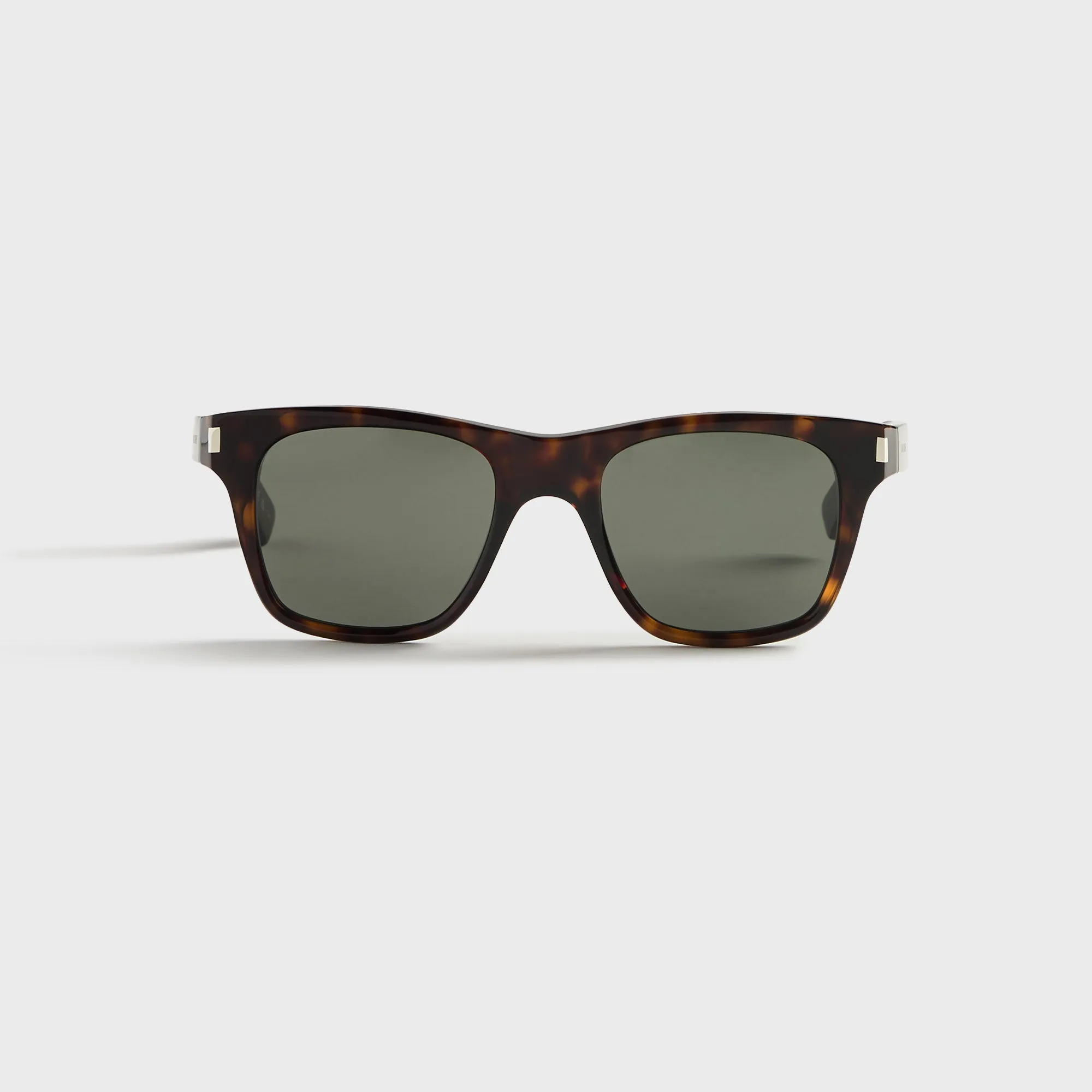 Saint Laurent 53MM Rectangular Sunglasses - Havana / Grey sold by Kith
