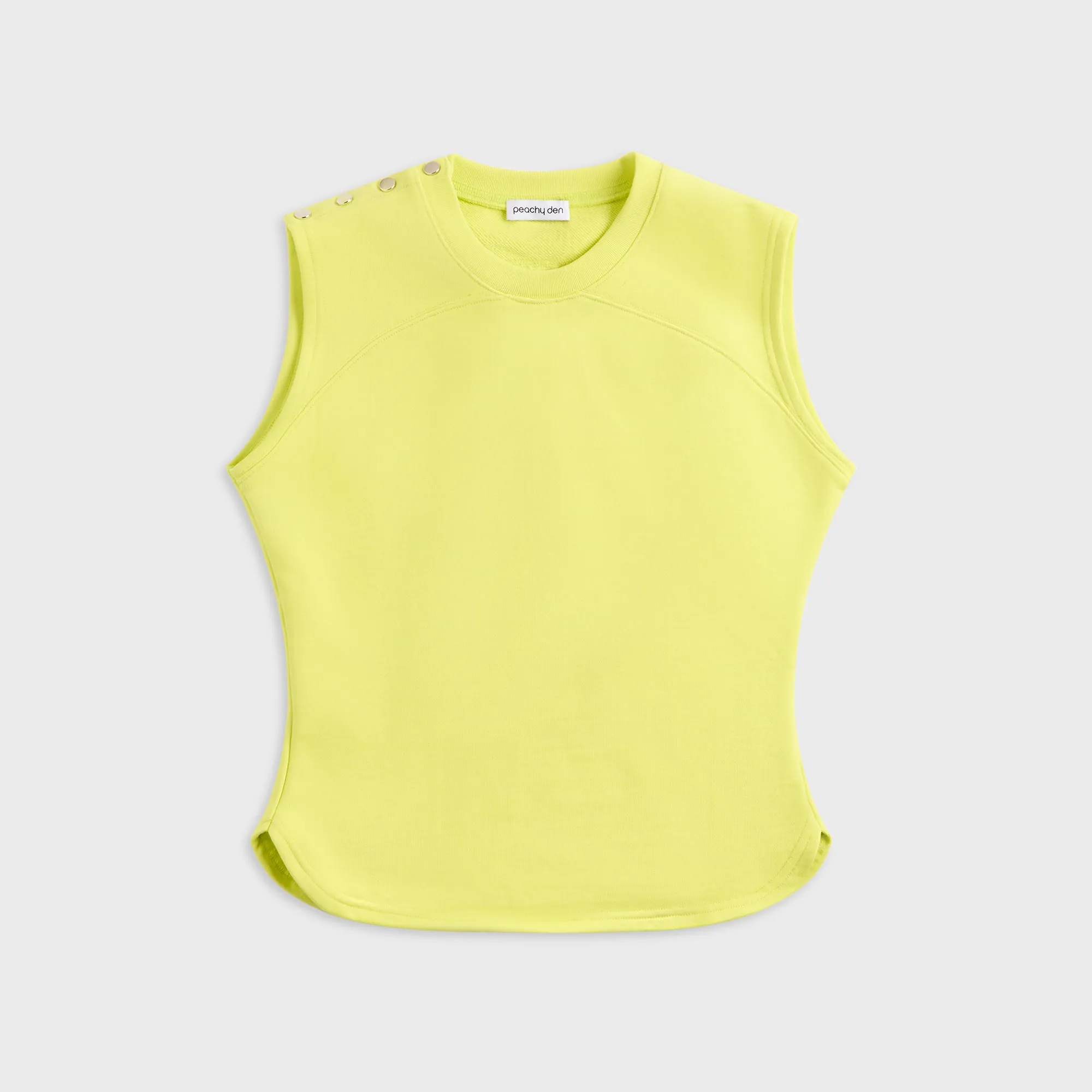 Peachy Den Trixie Vest - Highlighter sold by Kith