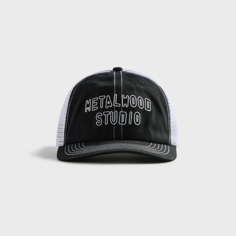 Metalwood Cutie 6-Panel Trucker Hat - Black made by Metalwood Studios
