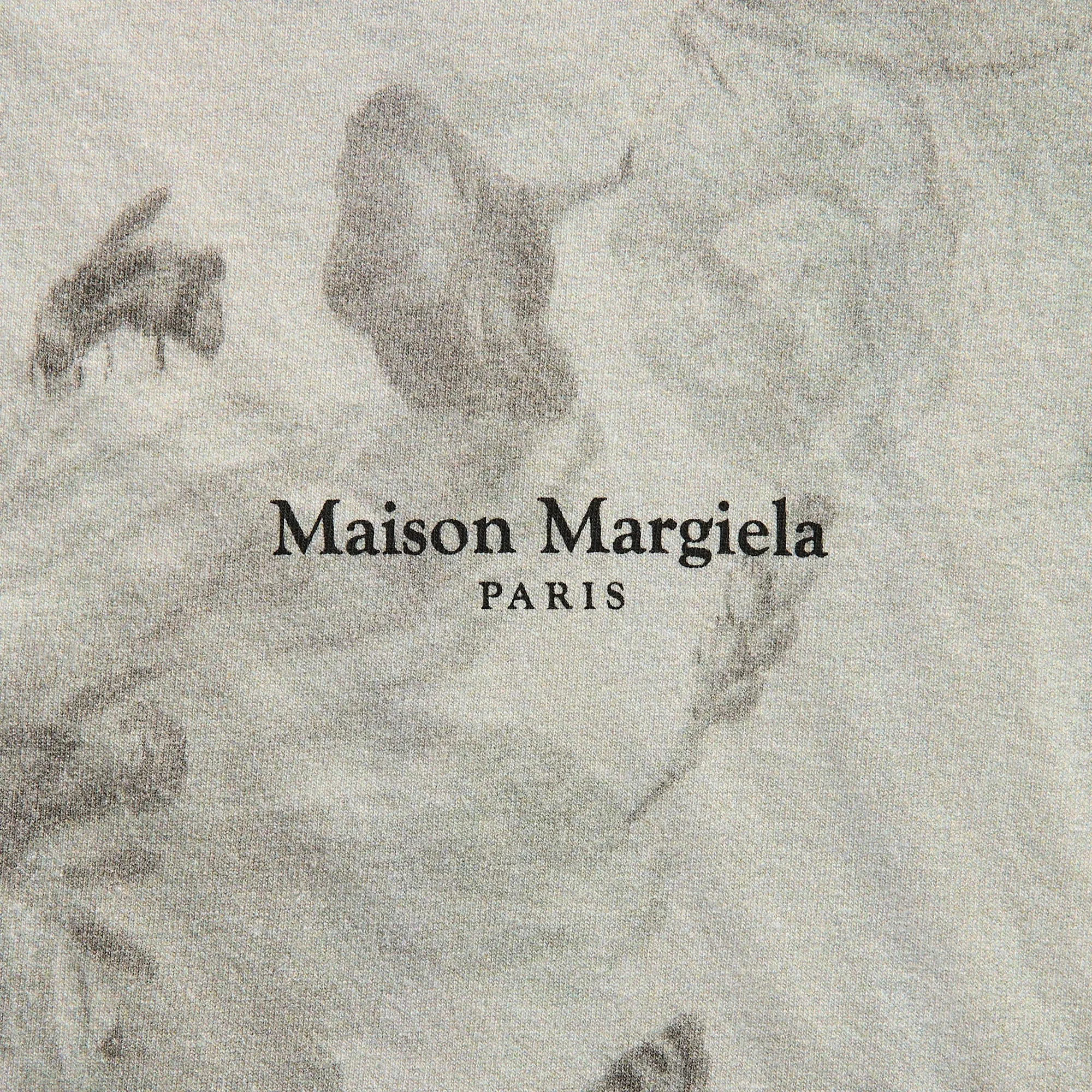 Maison Margiela All-Over Flowers Printed Cotton Tee - Beige sold by Kith product image thumbnail 3