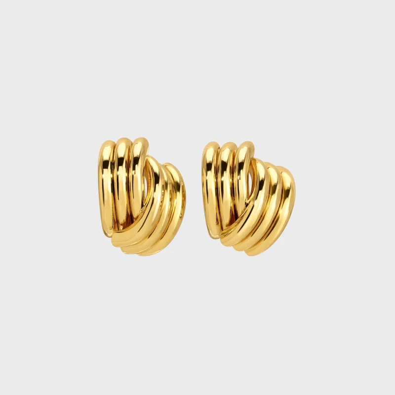 Heaven Mayhem Clove Earrings - Gold made by Heaven Mayhem