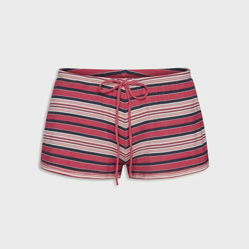 Frankies Bikinis x Jennie Sophie Lightweight Jersey Short - Sunset Stripe made by Frankie's Bikinis