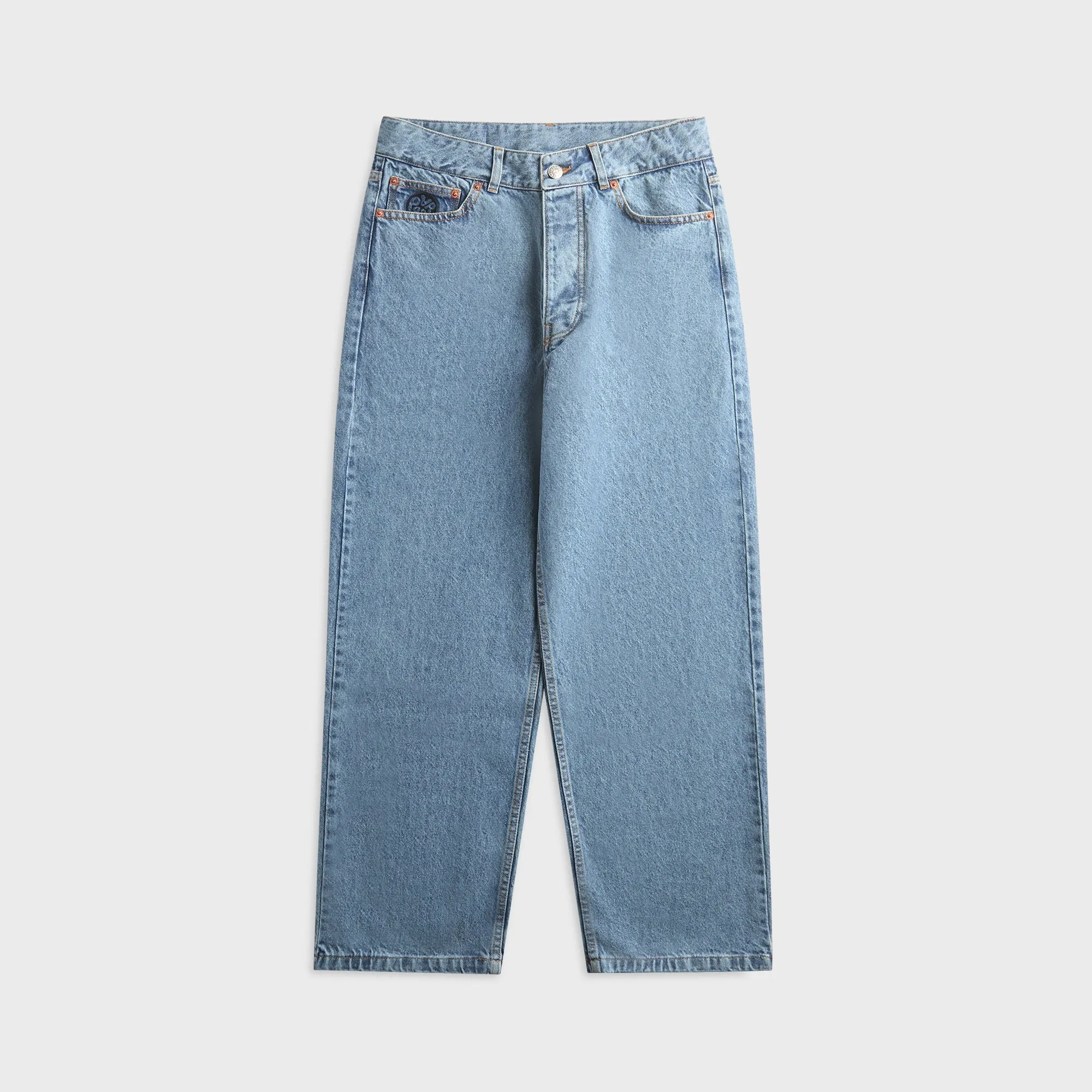 by Parra Washed Up Jean - Washed Blue sold by Kith