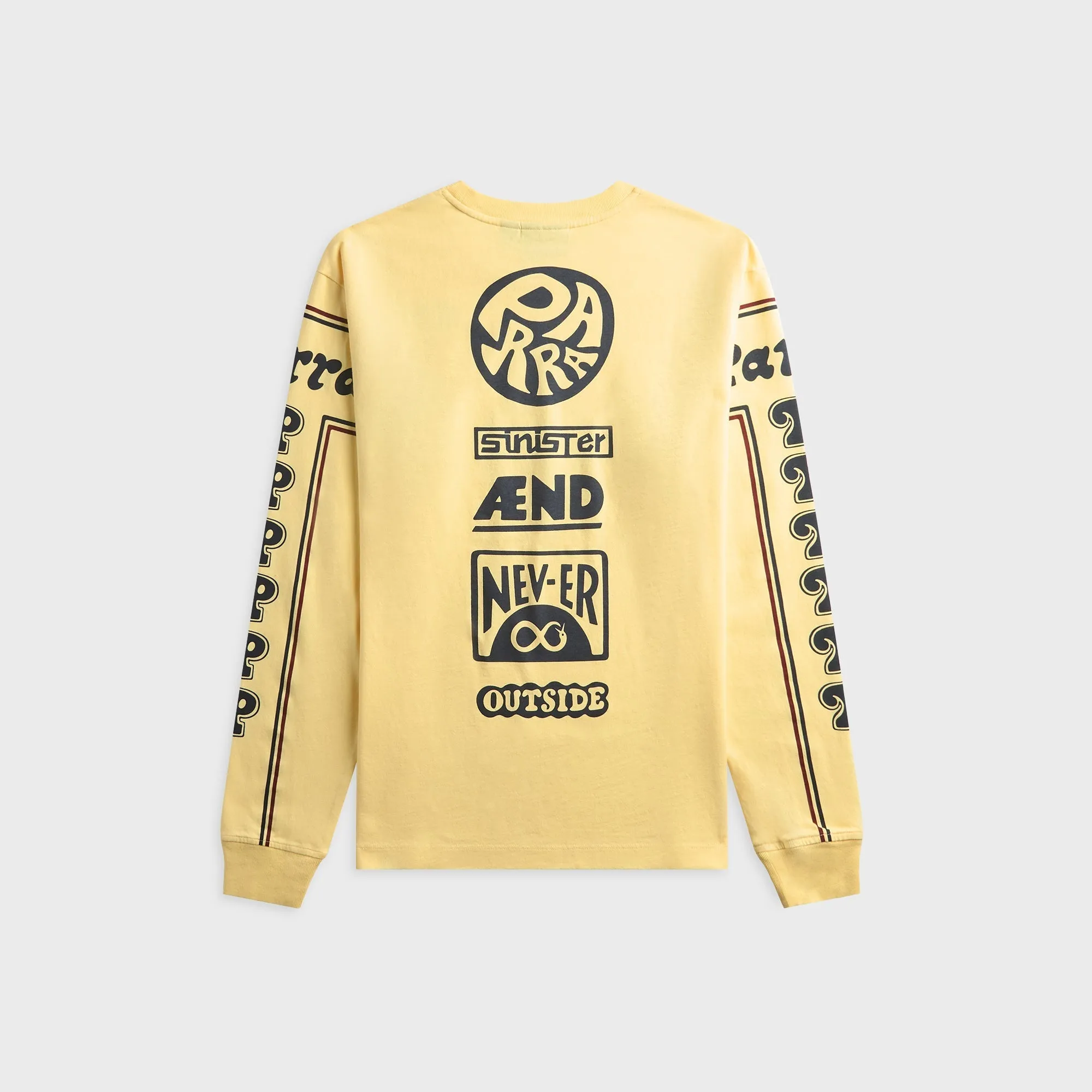 by Parra Never Sinister Long Sleeve Tee - Yellow sold by Kith product image thumbnail 2