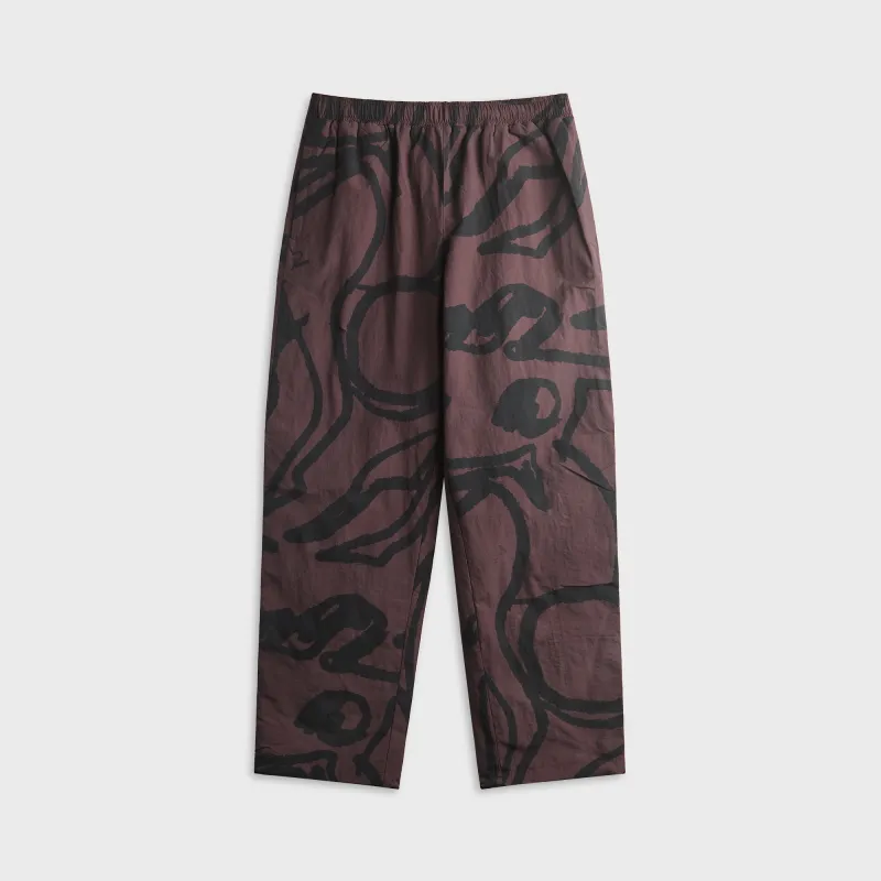 by Parra Freak Scene Track Pant - Brown made by by Parra