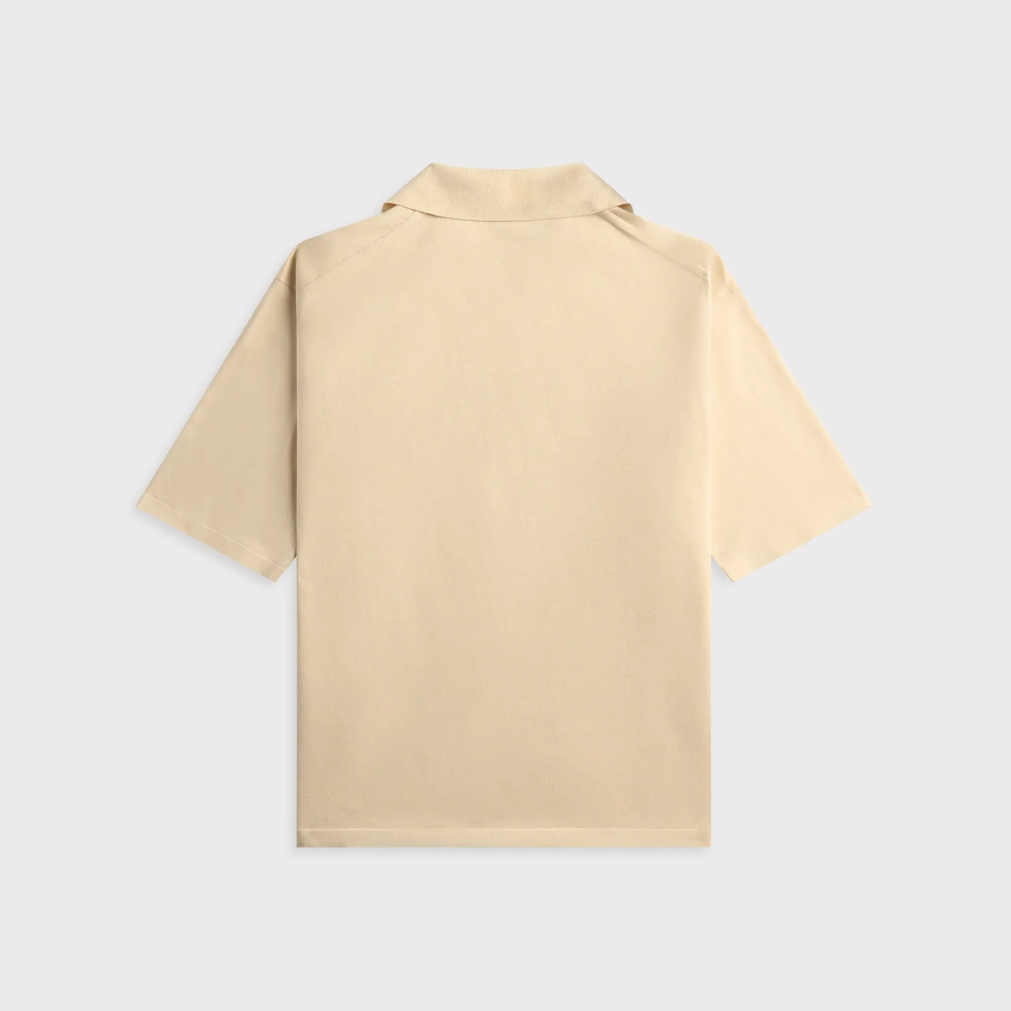 Auralee High Gauge Tussah Silk Knit Skipper Polo - Ivory sold by Kith product image thumbnail 2