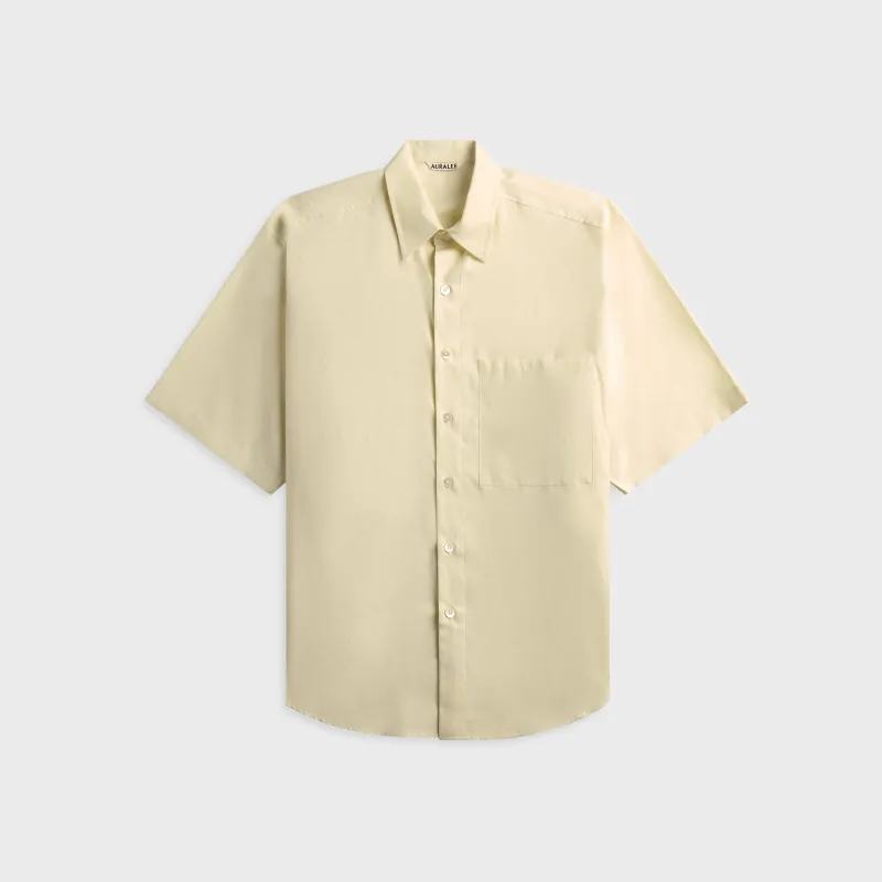 Auralee Cotton-Poplin Shirt - Vanilla made by Auralee