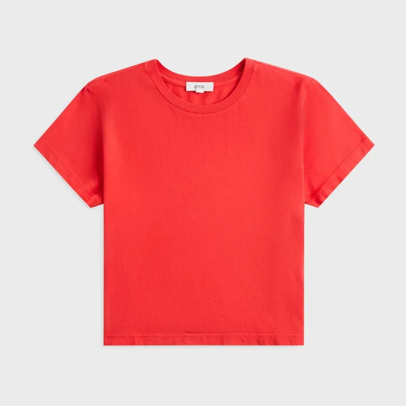 Agolde Adine Shrunken Tee - Carnival made by Agolde
