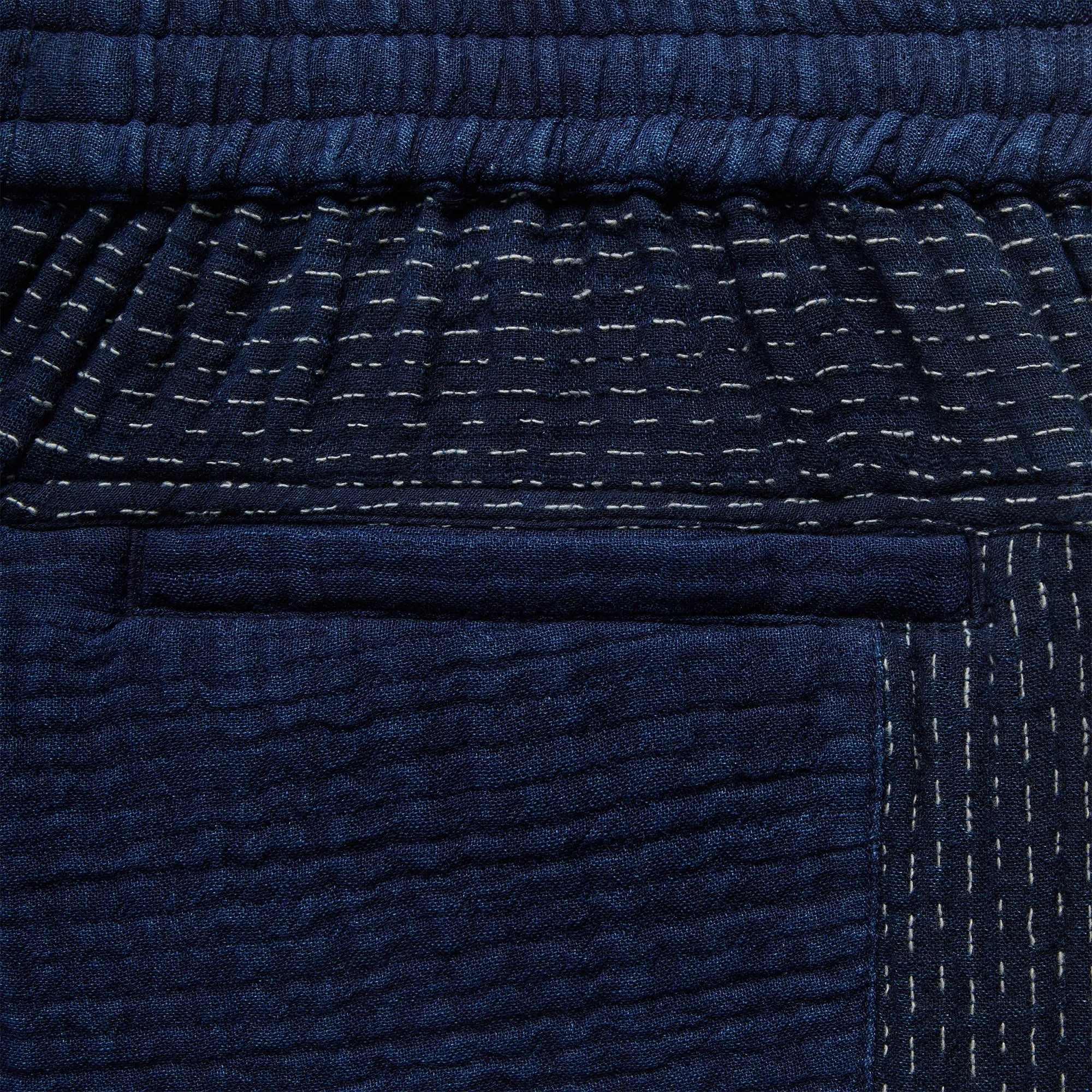 Kith Stitched Patchwork Curtis Short - Mid Indigo sold by Kith product image thumbnail 4