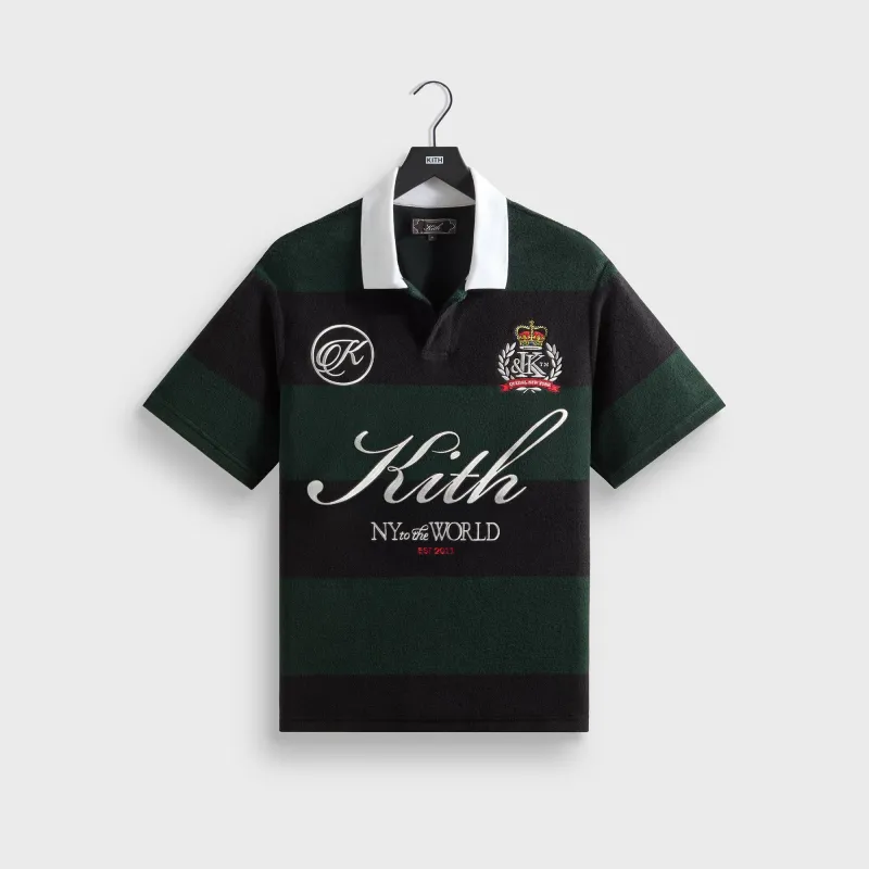Kith Jacquard Towel Terry Ray Polo - Stadium made by Kith