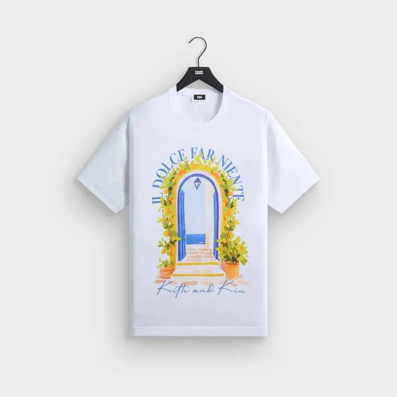 Kith Dolce Far Niente Tee - White made by Kith