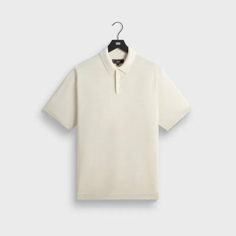 Kith Super Fine Viscose Knit Baldwin Polo - Sandrift made by Kith