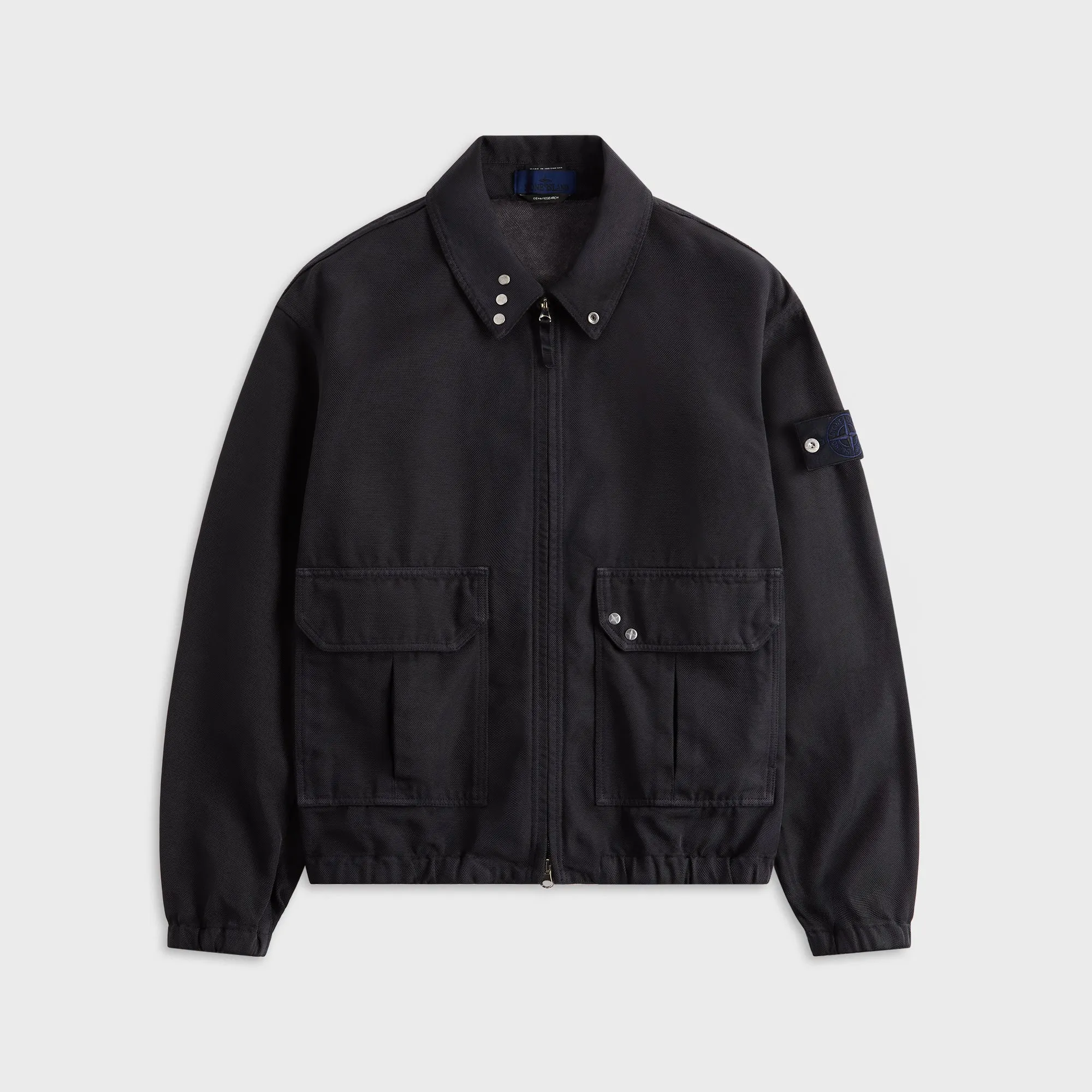 Stone Island Denim Research Coach Jacket - Navy Blue sold by Kith