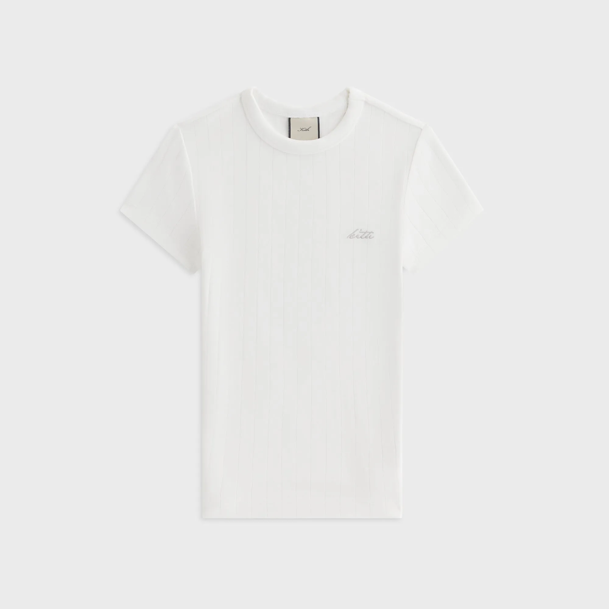 Kith Women Mulberry IV Flat Rib Tee - White sold by Kith