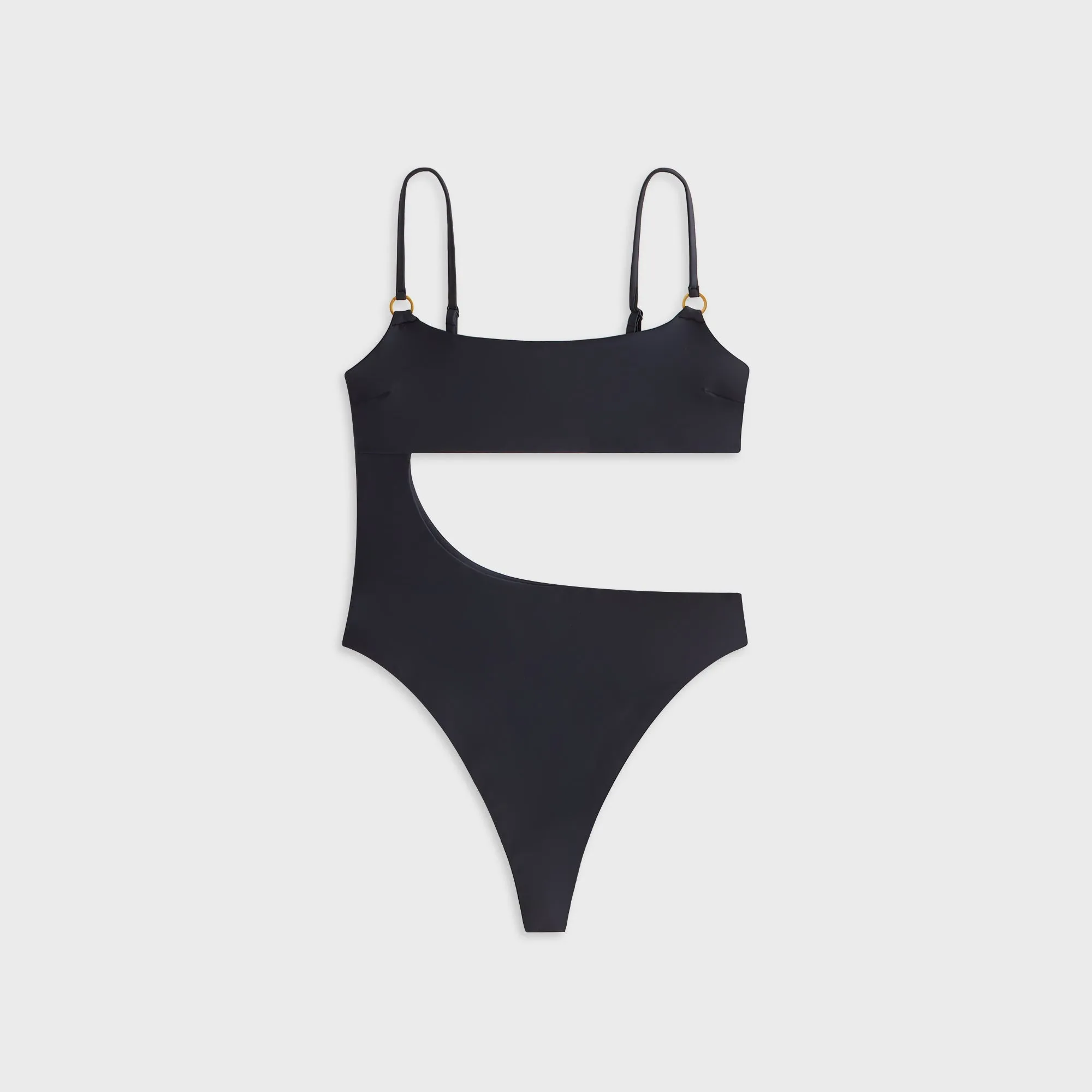 Kith Women Marik Asymmetrical One Piece - Black sold by Kith