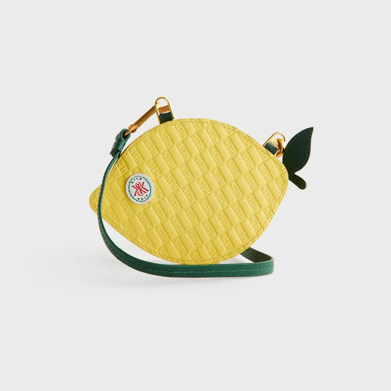 Kith Women Leather Lemon Pouch - Spritz made by Kith