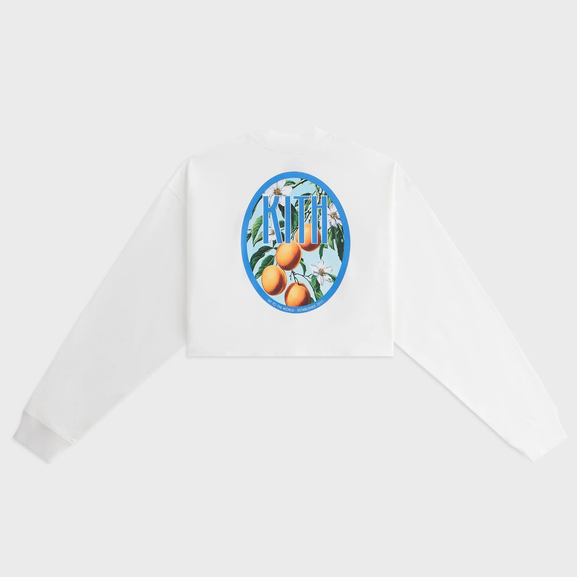 Kith Women Jasper Summer Peach Long Sleeve - White sold by Kith product image thumbnail 3