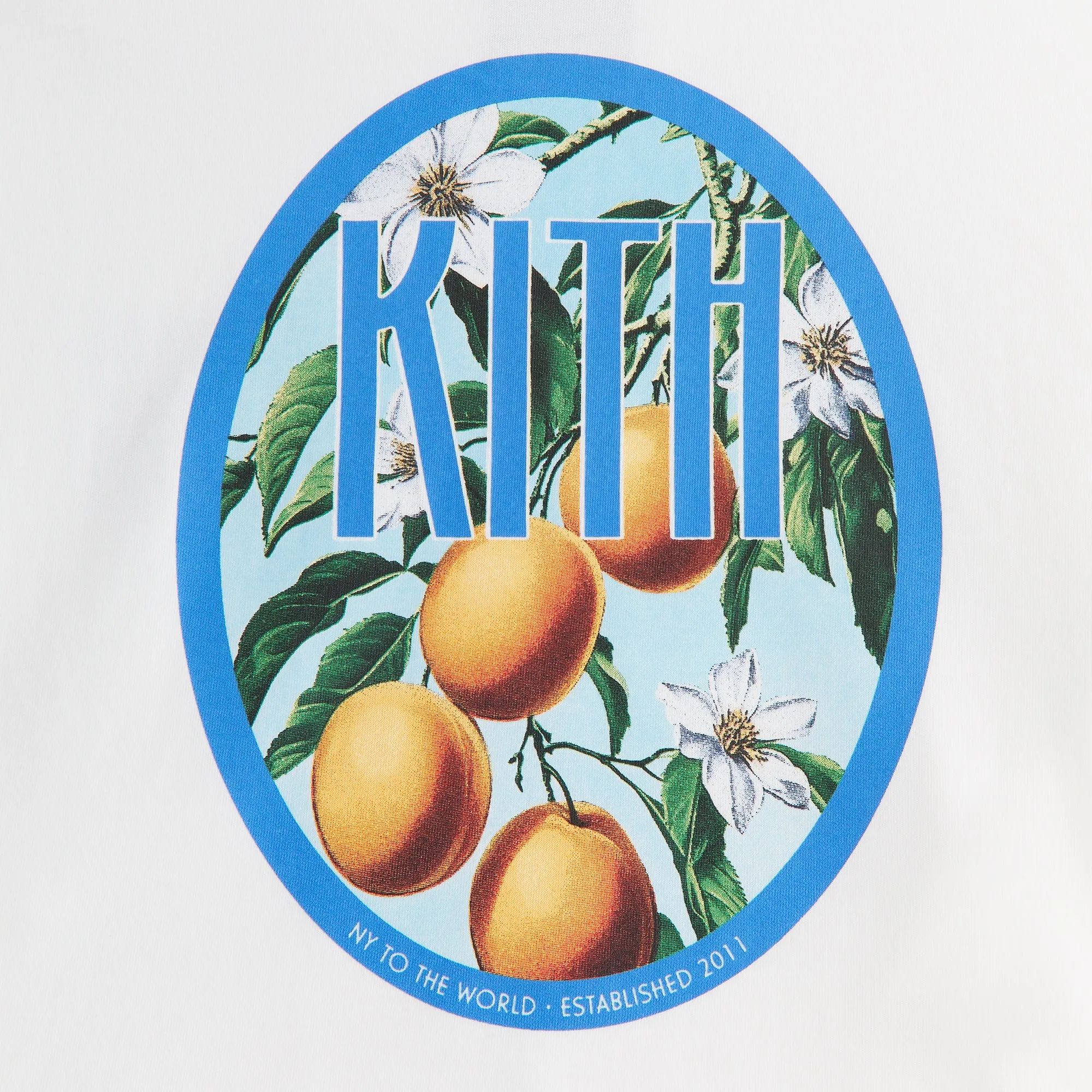 Kith Women Jasper Summer Peach Long Sleeve - White sold by Kith product image thumbnail 5