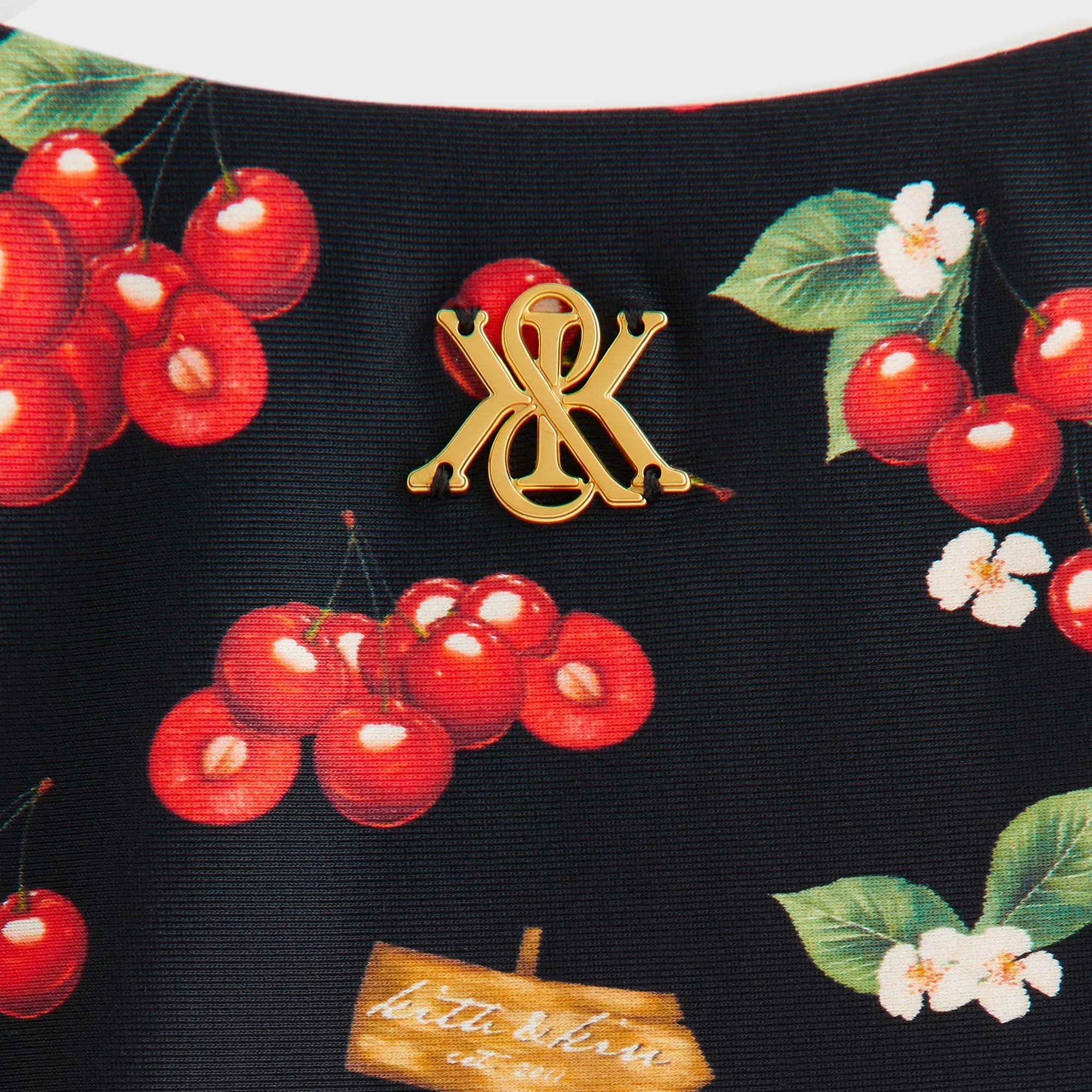 Kith Women Iris Cherry Tie Bottom - Black sold by Kith product image thumbnail 4