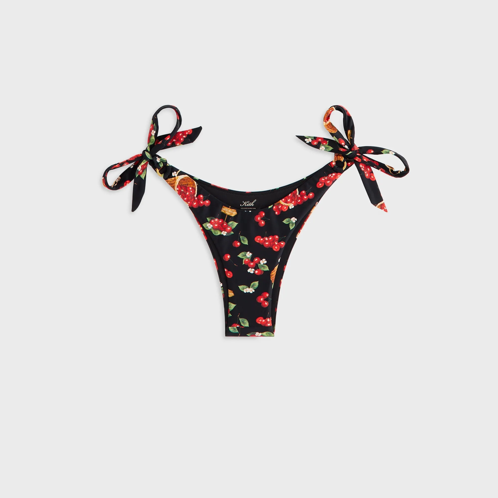 Kith Women Iris Cherry Tie Bottom - Black sold by Kith