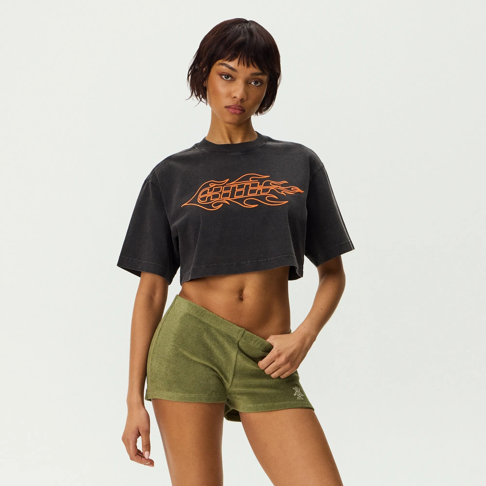 Kith Women Fei Blaze Logo Tee - Black sold by Kith product image thumbnail 2