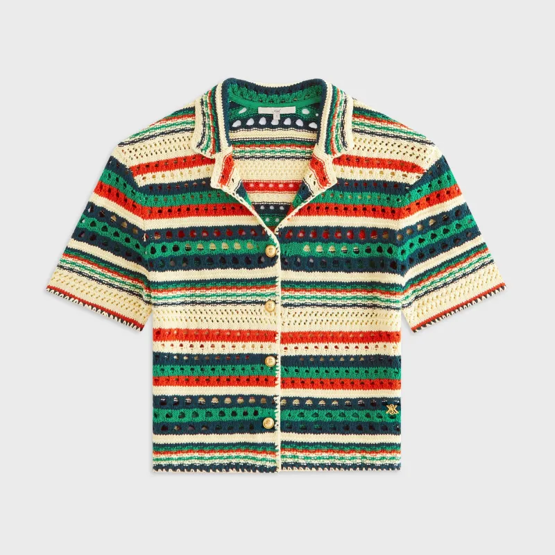 Kith Women Elena II Eyelet Crochet Shirt - Spirited made by Kith