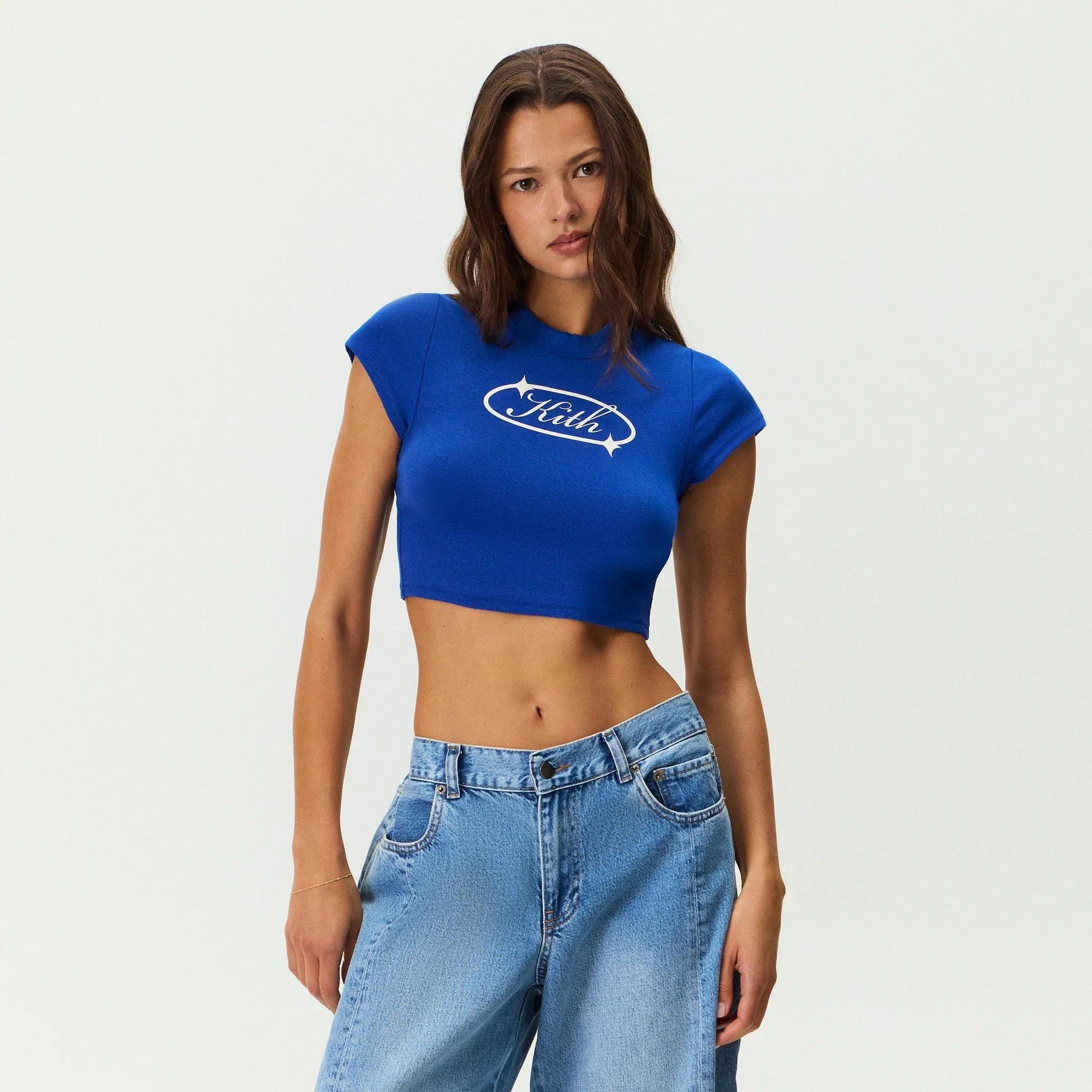 Kith Women Corvin Kith Gleam Cap Sleeve Tee - Cyclone sold by Kith product image thumbnail 3