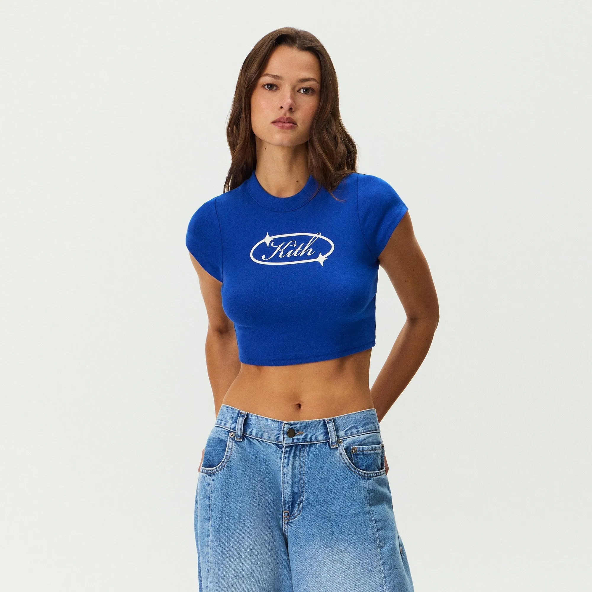 Kith Women Corvin Kith Gleam Cap Sleeve Tee - Cyclone sold by Kith product image thumbnail 2