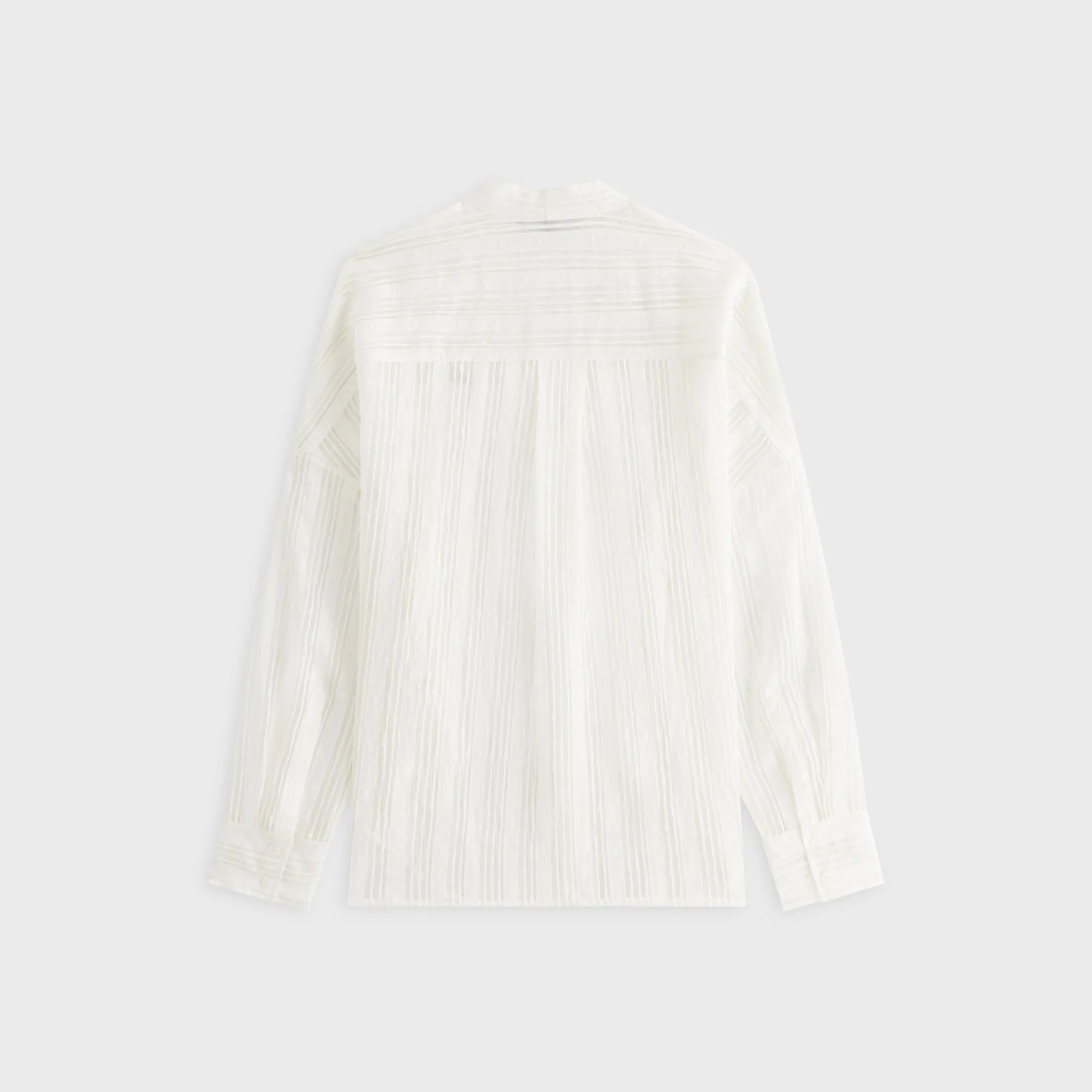 Kith Women Carmyn Sheer Cardigan Shirt - White sold by Kith product image thumbnail 3